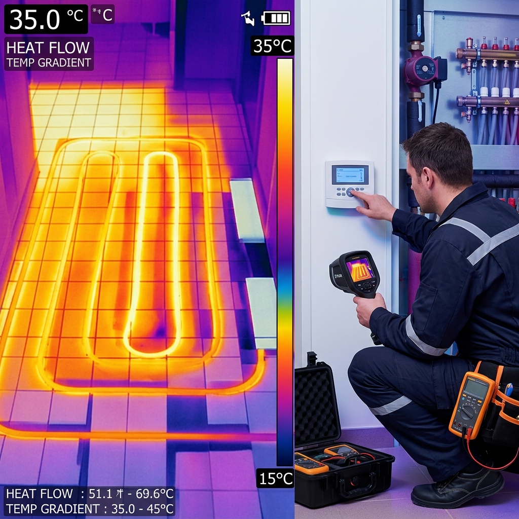 Ремонт теплого пола